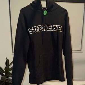 Supreme Black Pullover Hoodie